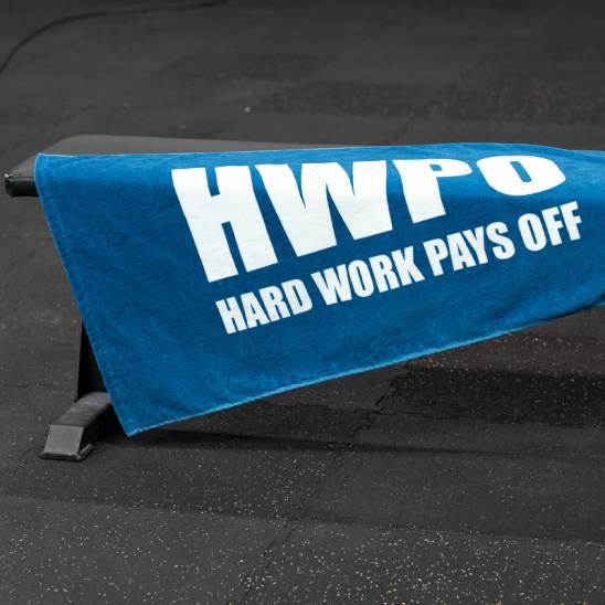 Ručník WORKOUT HWPO - modrý