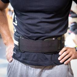 Weightlifting belt WORKOUT - green camo