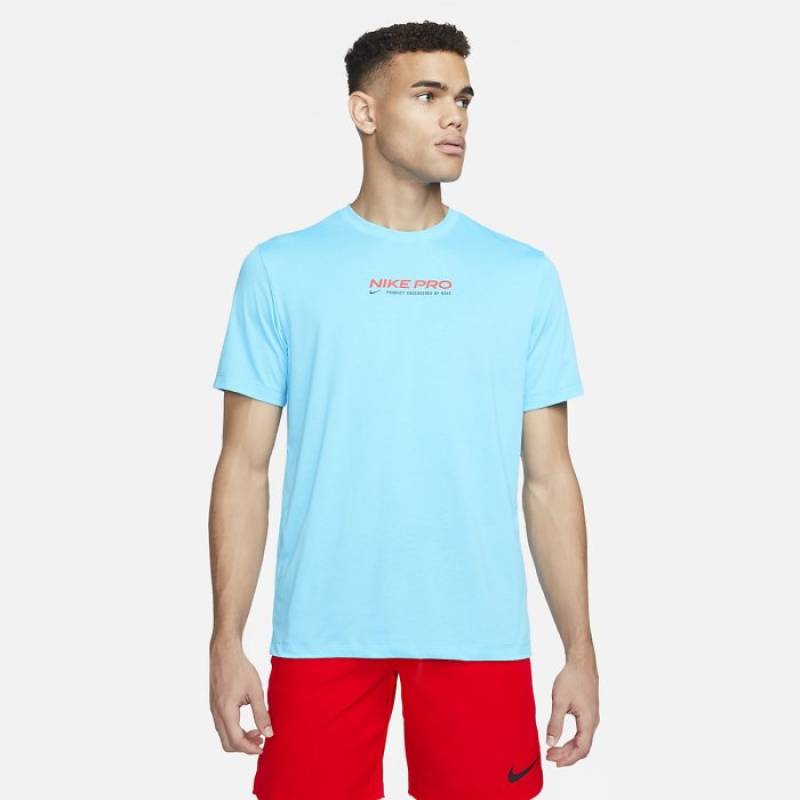 Man T-Shirt Nike Pro - blue