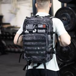 Fitness batoh WORKOUT - šedivé camo