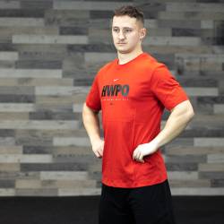 Man T-Shirt Nike HWPO - red