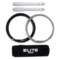 Top bullet comp Elite SRS jump rope - white (two cables)