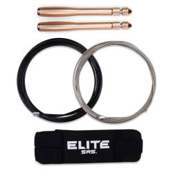 Top bullet comp Elite SRS jump rope - gold (two cables)