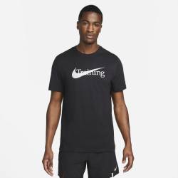 Man T-Shirt Swoosh Training - black