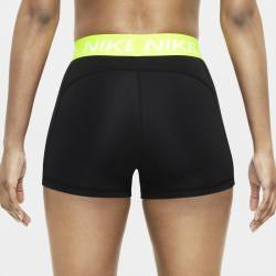 Woman functional Shorts Nike Pro - black and green