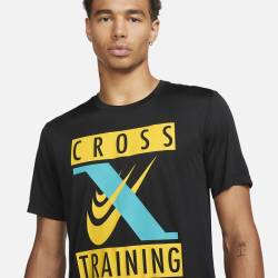 Man T-Shirt Nike Cross Training - black