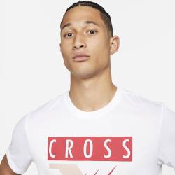 Man T-Shirt Nike Cross Training - white