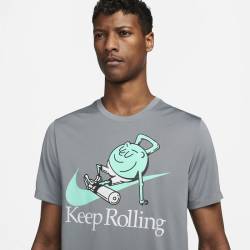 Man T-Shirt Nike DRI-FIT cool grey