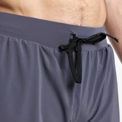 Man Shorts Picsil Premium 2 v 1 compression + Shorts - grey