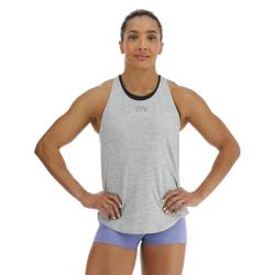 Woman top TYR Airtec Light Heather Grey