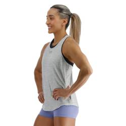 Woman top TYR Airtec Light Heather Grey