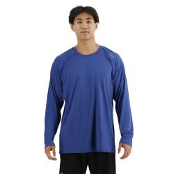 Man T-Shirt TYR ClimaDry Raglan Long Sleeve Ultramarine