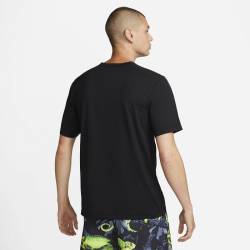 Man T-Shirt Nike DRI-FIT Chameleon black and green