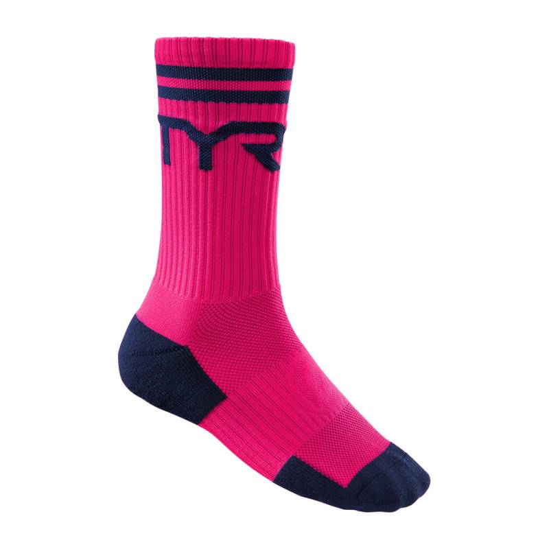 Socks TYR Crew - růžová