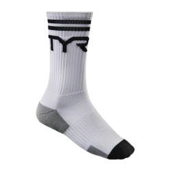 Socks TYR Crew - white/black
