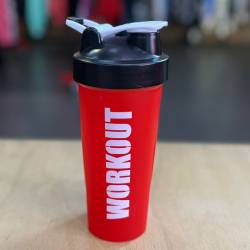 Shaker WORKOUT 600 ml - red