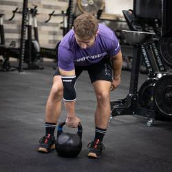 Training unisex T-Shirt WORKOUT - purple