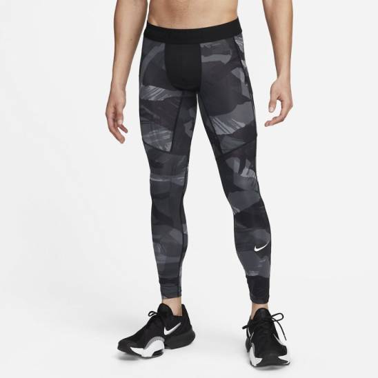Pánské legíny Nike s maskáčovým potiskem