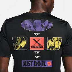 Man T-Shirt Nike X training black
