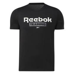 Man T-Shirt Reebok GFX black