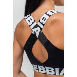 Sports bra with medium support ICONIC 230 Nebbia blue