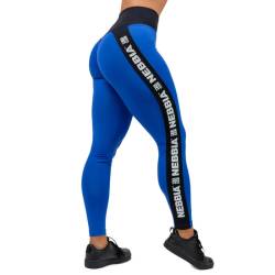Leggings with high waist ICONIC 209 Nebbia - blue