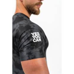 Compression Camouflage T-Shirt Nebbia  MAXIMUM 338 black