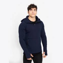 Man hoodie Picsil - NAVY BLUE