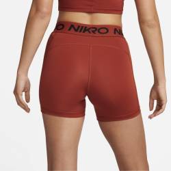 Dámské funkční šortky Nike Pro rugged - orange/black (délka 5 palců)
