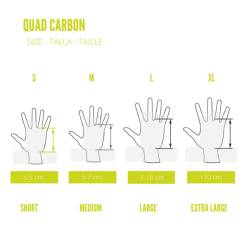 Grips Velites Quad Carbon - Green