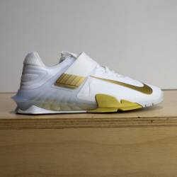 Weightlifting Shoes Nike Savaleos - white gold