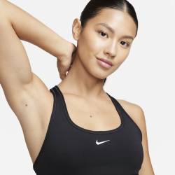 Nike Swoosh Sport-BH für Frauen - Schwarz