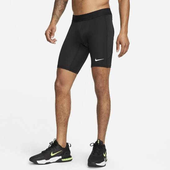 Man lange fitness Shorts Nike Pro schwarz