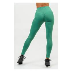 High waisted leggings ELEVATED NEBBIA - green