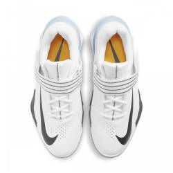 Gewichtshebenschuhe Nike Savaleos - weiss/schwarz/grau