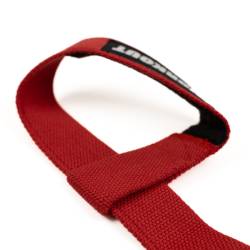 Lifting straps WORKOUT (closed loop) - red