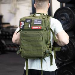 Fitness backpack WORKOUT - green