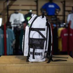 Fitness backpack WORKOUT - 30 l - white