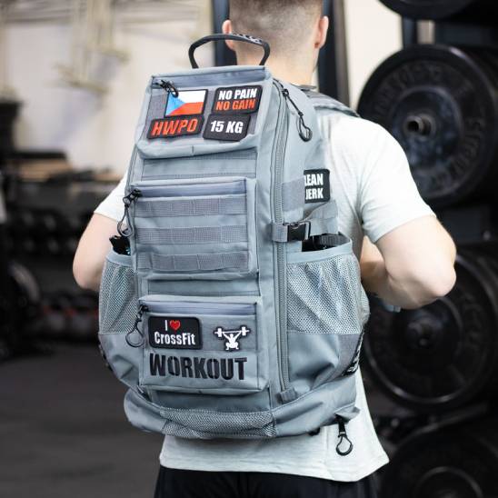 Fitness batoh Goliáš WORKOUT - 50 l - šedivý