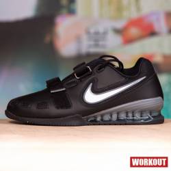 Woman Shoes Nike Romaleos 2 black silver WORKOUT.EU