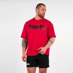 Unisex tričko CrossFit Smurf oversized Northern Spirit red alert