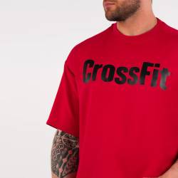 Unisex tričko CrossFit Smurf oversized Northern Spirit red alert