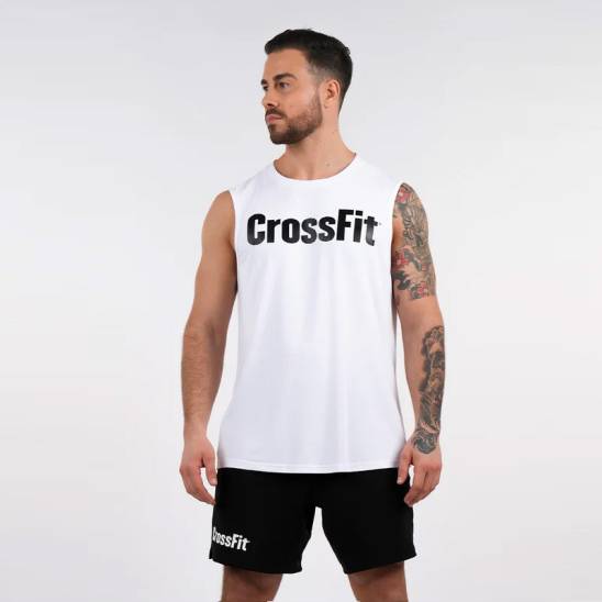 Pánské tílko CrossFit Rider alabaster