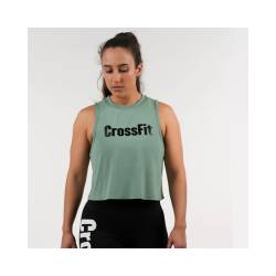 Womens CrossFit Thaesia Northern Spirit Top - green