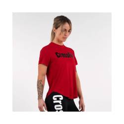 Woman T-Shirt CrossFit Northern Spirit epaulet - red