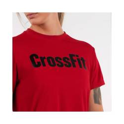 Dámské tričko CrossFit Northern Spirit epaulet - červené