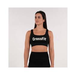 Womens CrossFit lambdi bra medium support Northern Spirit - black