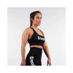 Womens CrossFit khi medium bra - black