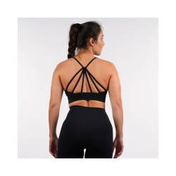 Frauen CrossFit khi medium BH - schwarz