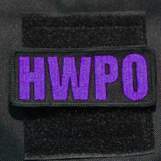 Nášivka HWPO - fialová